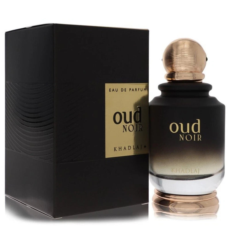 Khadlaj Oud Noir by Khadlaj Eau De Parfum Spray (Unisex) 3.4 oz (Men) EDP