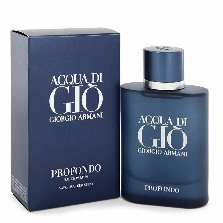Acqua Di Gio Profondo by Giorgio Armani Eau de Parfum 2.5 oz EDP Spray for Men EDP