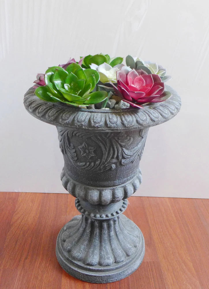 3 Colors Small Snow Lotus Lifelike Artificial Plastic Desert Succulents Green Plant