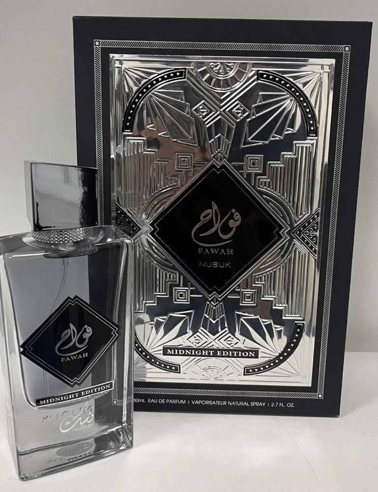 FAWAH MIDNIGHT EDITION BY NUSUK UNISEX EDP 2.7 OZ 80ML Brand New Bouquet