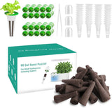 241pcs Seed Pod Kit Hydroponics Garden Accessories Grow Anything Kit Sponge Dome Garden Plants