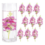 10 Pcs Floating Flowers for Centerpieces Artificial Hydrangea, Magenta Hydrangea