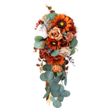 Artificial Waterfall Bridal Bouquet for Proposal Anniversary Valentine's Day Bouquet
