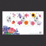 2023 Flowers First Day Cover (FDC) - Sunflower Street, Cambridge Postmark Sunflower