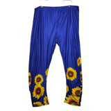 Lily by Firmiana Leggings Women's Size 4X Sunflower Stretch Sunflower