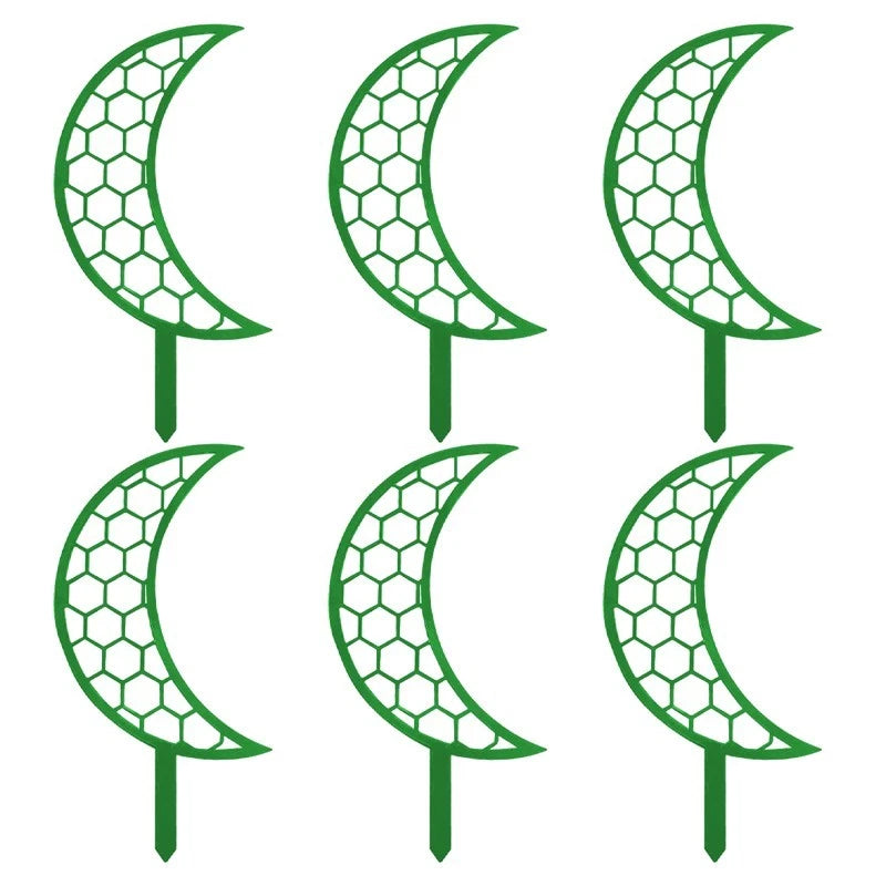 Garden Climbing Plant Brackets 6PCS PP Material White Black Green 20 5 by 11 CM Garden Plants