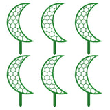 Garden Climbing Plant Brackets 6PCS PP Material White Black Green 20 5 by 11 CM Garden Plants