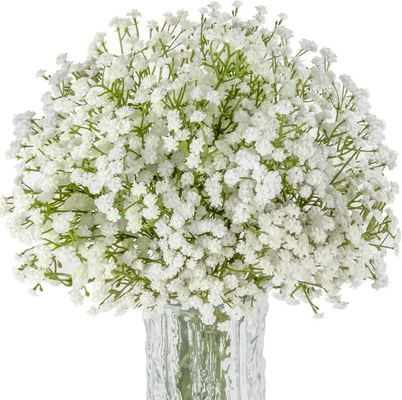 10PCS Baby Breath Artificial Flowers Fake Babys Breath Gypsophila Flowers Bulk R Flowering Plants