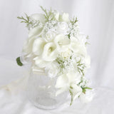 Wedding Bouquet for Bride Artificial Flowers Elegant Romantic Bridesmaids Fake Bouquet