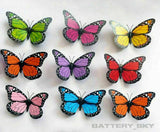 3D Colorful Artificial Butterflies Dummy Craft Wedding Party Floral Decor Gift*1 Roses