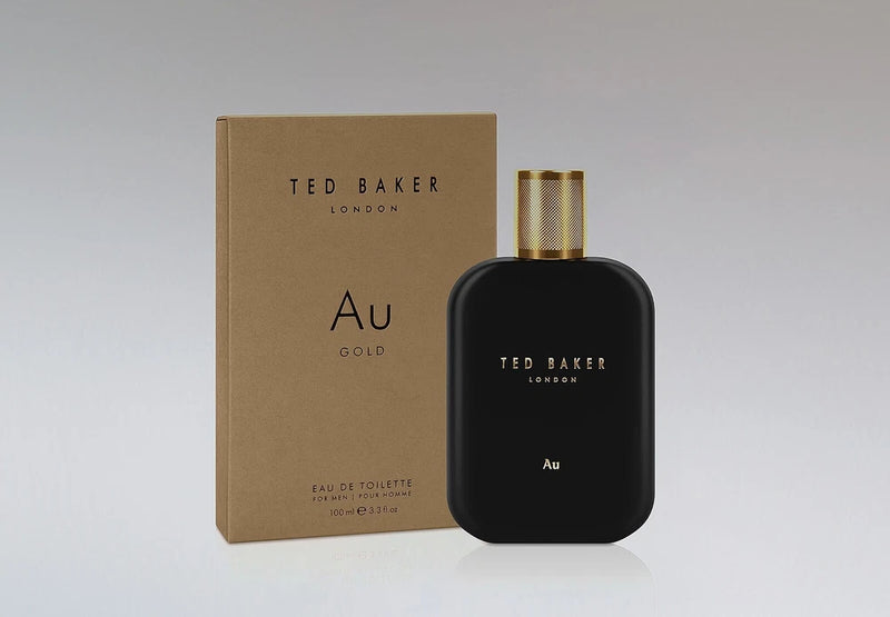 Ted Baker AU Gold Eau De Toilette EDT For men  3.3oz NEW BOX Sealed EDT