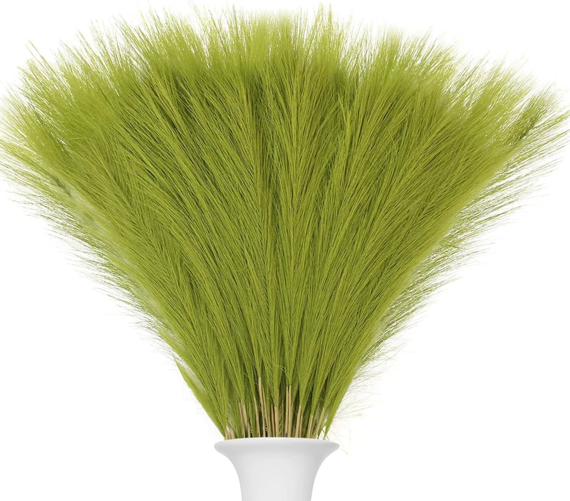 60Pcs Faux Pampas Grass,21.6" Artificial Pompous Grass for Home Wedding Boho ... Pampas Grass