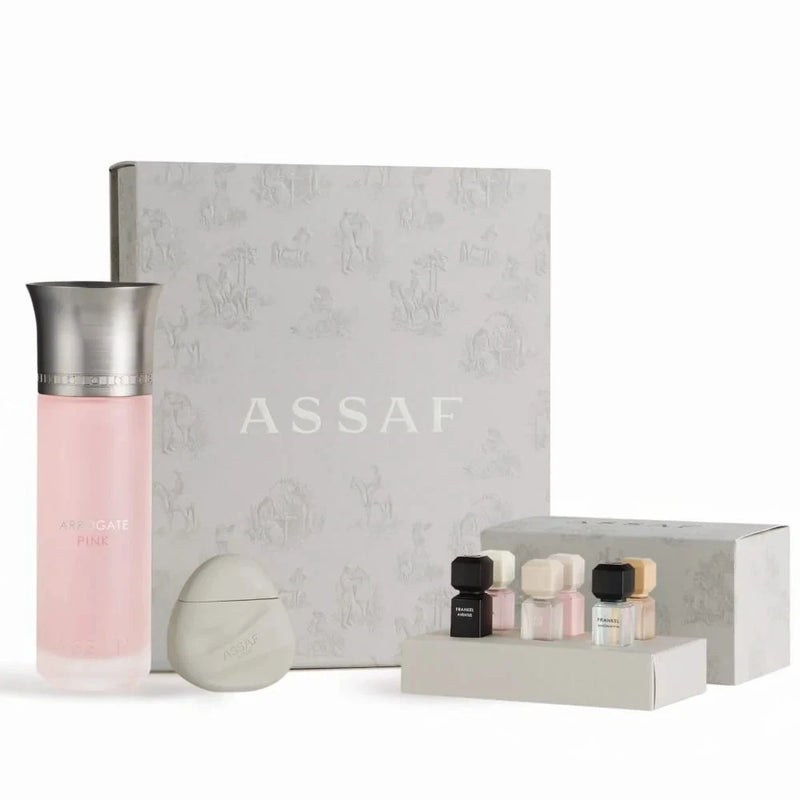 Arrogate Pink Set by Assaf Perfumes | 8 Pieces Set  | Fast Shipping Bouquet