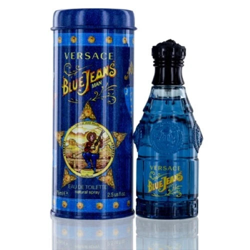 Blue Jeans by Versace 2.5oz EDT Spray - Classic Men's Fragrance - New & Sealed EDT