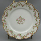 Haviland Luncheon Plate(s) -  Pink Rose Garlands Schleiger 270A Roses