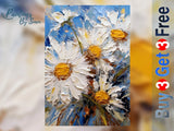 Daisy Flowers | 5"x7" Print on Matte Paper | Floral Wall Art Daisies