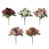 Flowers Bouquet Flower Arrangements Silk Hydrangea Flowers Bouquets for Wedding Hydrangea