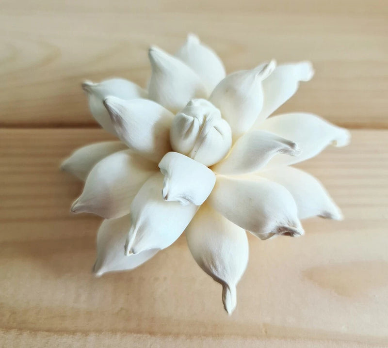 9 Blue Bird Succulent Sola Wood Flower Diffuser Flowers 8 cm Dia. For Craft Sunflower