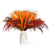 101PCS Dried Pampas Grass Mix Bouquet: Bunny Tails, Dried Flowers, Reed Grass... Pampas Grass