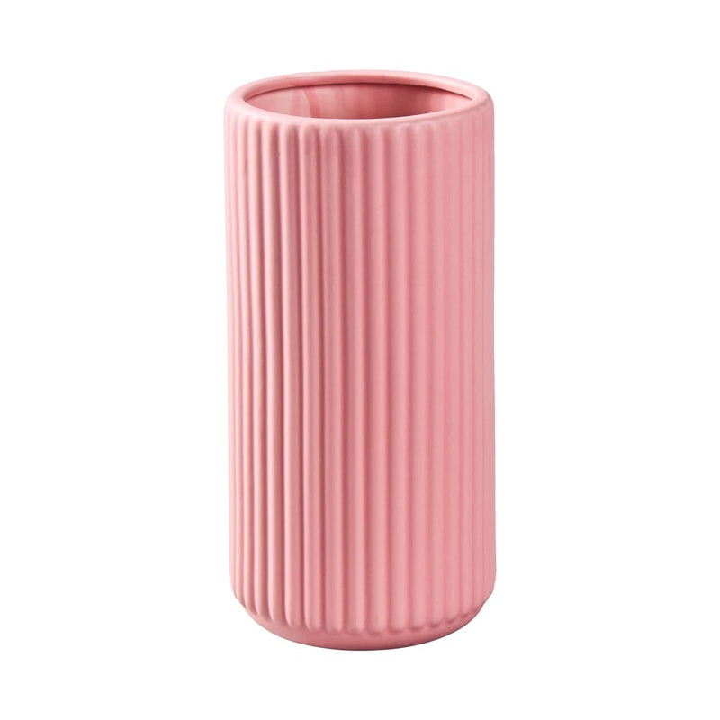 Pink Ceramic Flower Vase for Pampas Grass, 8 inch Small Decorative Centerpiec... Pampas Grass
