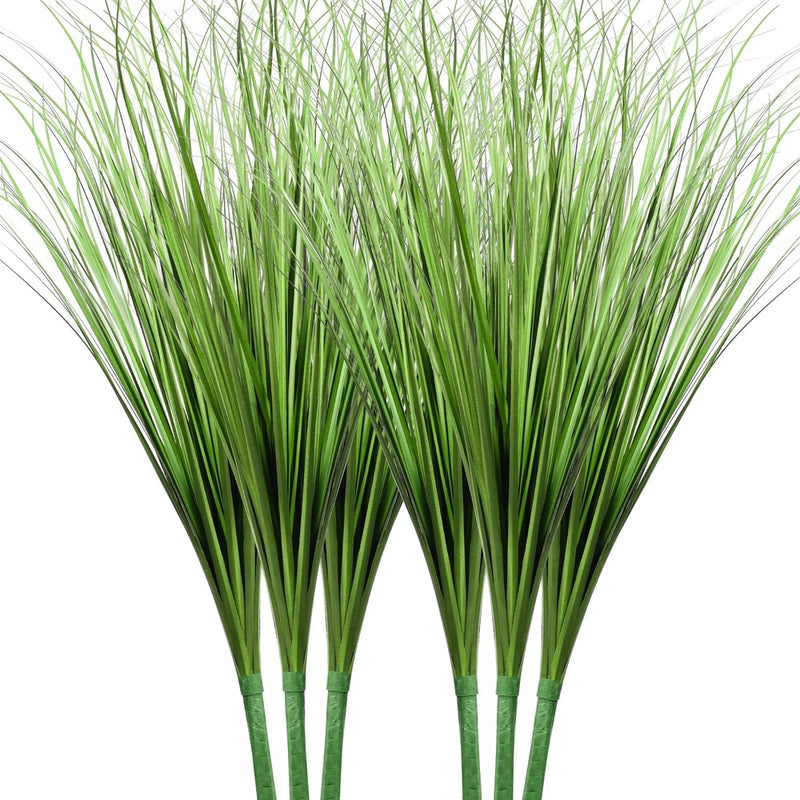 Artificial Plants 33" Onion Tall Grass 6 Pack | Indoor Outdoor DŽcor Green Plant