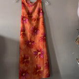 Child Orange Sunflower Summer Dress Sunflower