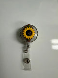 SUNFLOWER RETRACTABLE ID TAG Sunflower