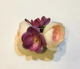 Bridal Wedding Hair Accessory Hair Clip in Rose and Hydrangea flower design Hydrangea