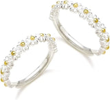 Adjustable Daisy Sunflower Ring Ð Gold-Plated Floral Jewelry for Women Sunflower