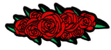 Grateful Dead Roses Embroidered Rock Iron on Patch Roses