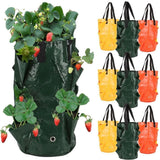 1/2/3pcs Plant Bag Window Planter Vegetable Strawberry Grow Bags Pot Garden 14in Garden Plants