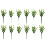 Artificial lavender flowers 12 pack for vibrant outdoor decorative accents Green Plant