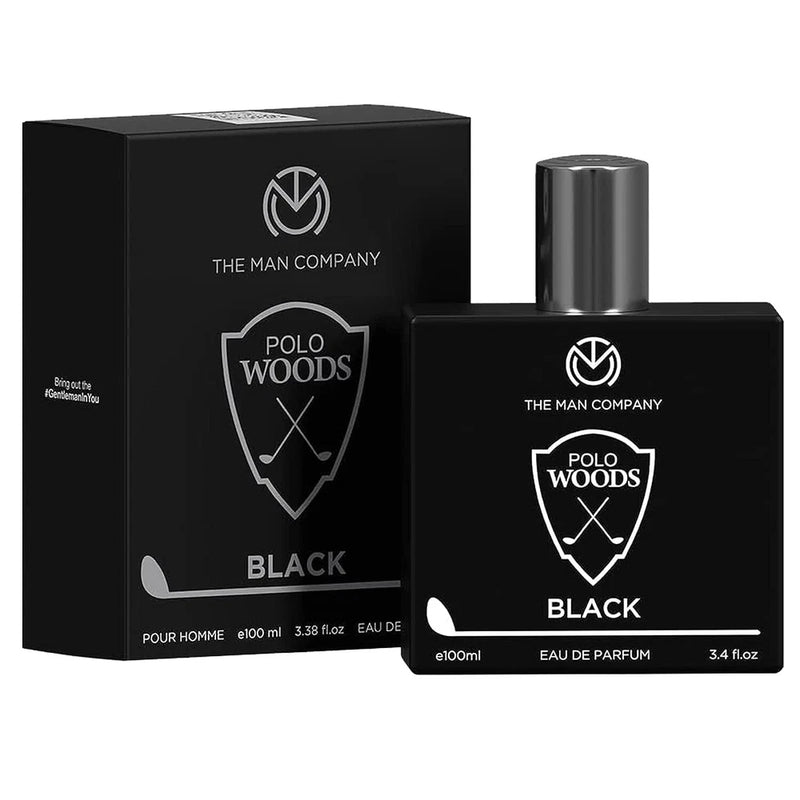 The Man Company Polo Woods Black Eau De Parfum Long Lasting Fragrance Body Spray EDP