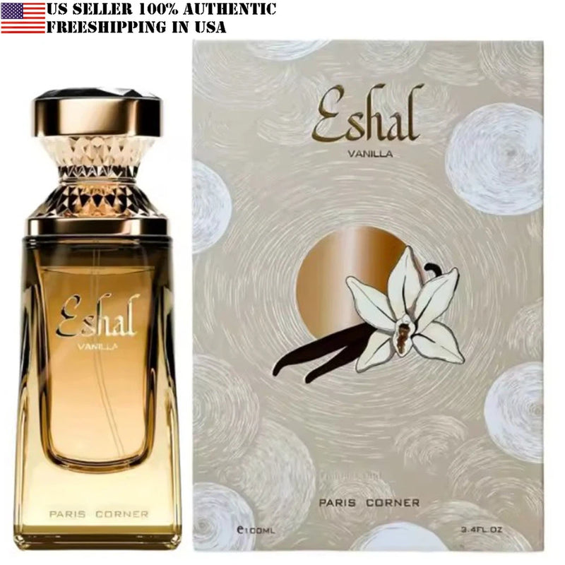 Eshal Vanilla by Paris Corner Box for Women 3.4 Oz Eau De Parfum Spray EDP
