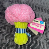 New Bark Box " Hydrangea Boopquet " Dog Toy Pink Flower Bouquet Spring Summer Hydrangea
