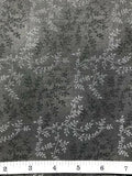 Tiny Vines Mottled Quilt Fabric - Charcoal Black - Fat Quarter Flowering Plants