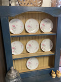 Set of 7 Fine China Royal Court Made in Japan Carnation Salad Plate 7.5