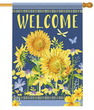 Sunny Sunflowers House Flag Sunflower