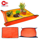 Foldable Waterproof Planting Mat Garden Potting Pad for Bonsai Transplant Tools Garden Plants