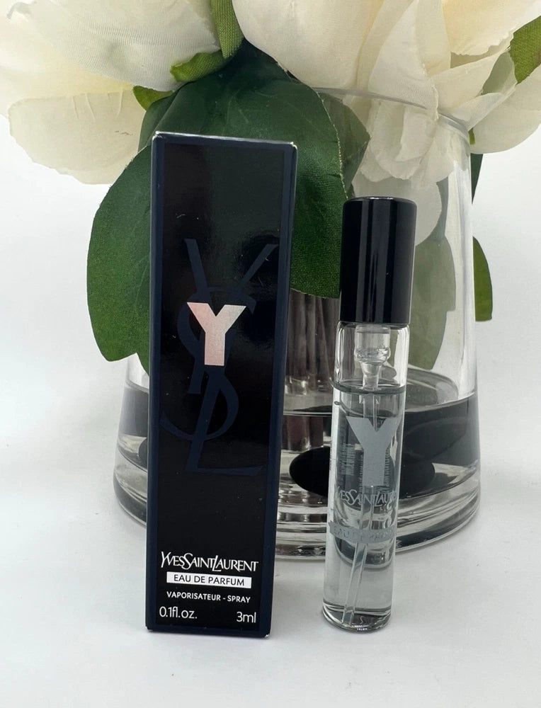 YSL Yves Saint Laurent Y Eau de Parfum Deluxe Sample Spray .1oz / 3ml EDP