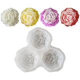 Silicone Crafting Mold Moulds Peony Flower Shape Silicone Handmade Mould Peony