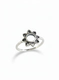 Sun Flower Sterling Silver Ring Sunflower