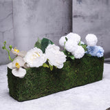 Green Natural Moss Rustic Rectangular Planter Box Centerpiece Party Wedding Sale Green Plant