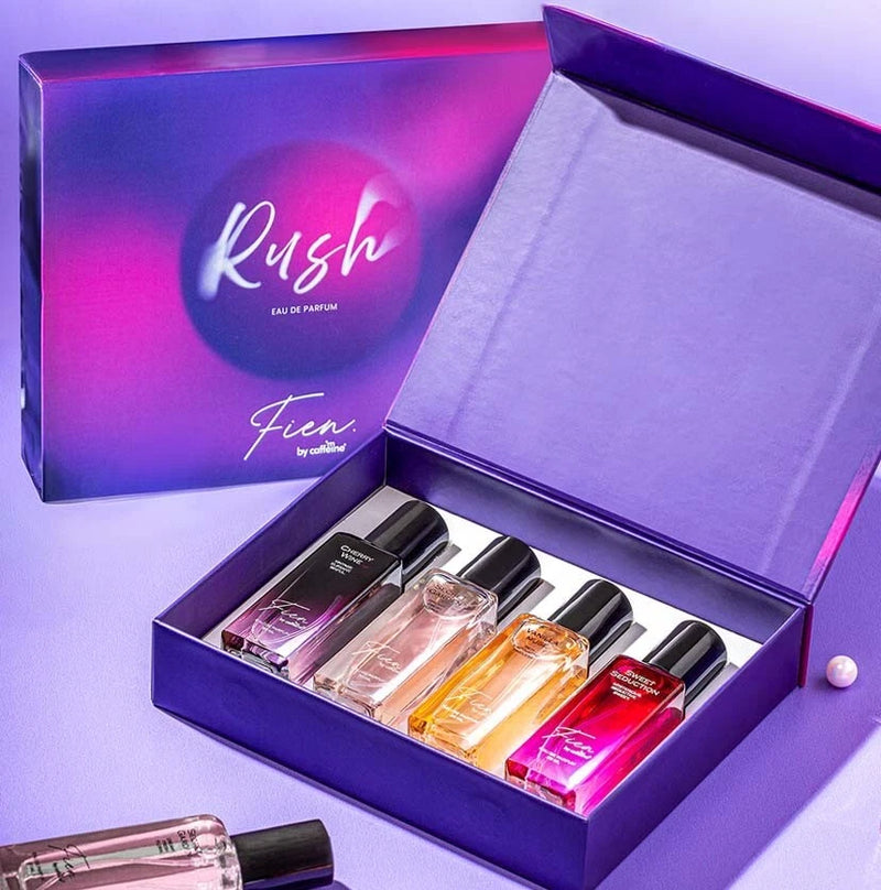 Rush Perfume Gift Set for Women - 20ml x 4 Eau De Parfum Fragrance Spray. EDP
