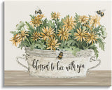 Rustic Daisies Flower Planter by Cindy Jacobs - Blessed with You Decor Daisies