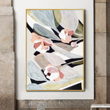 Hand-painted Oil Painting Abstract Lily Flower Decoration Painting Oil Painting Lily