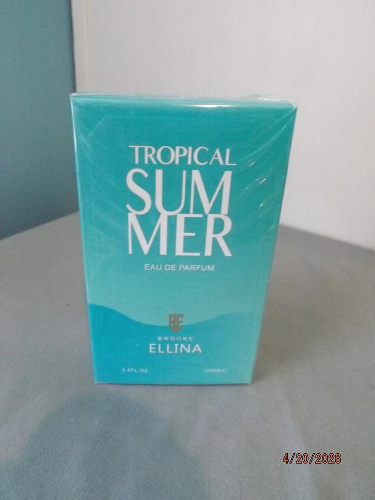 Tropical Summer Brooke Ellina EAU DE PARFUM 3.4 Fl Oz NEW EDP