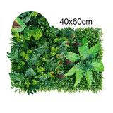 Artificial Green Grass Square Plastic Lawn Plants Home Wall Decoration Green Plant