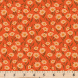 Season & Spice Bountiful Daisies Tart AGF 26611 Cotton Fabric half yd cont cuts Flowering Plants