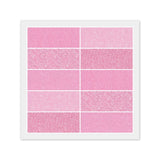 Pink FAT QUARTERS: 10) 18" x 22" - 100% Cotton Fabric Bundle, 5 Prints 2 Each Flowering Plants